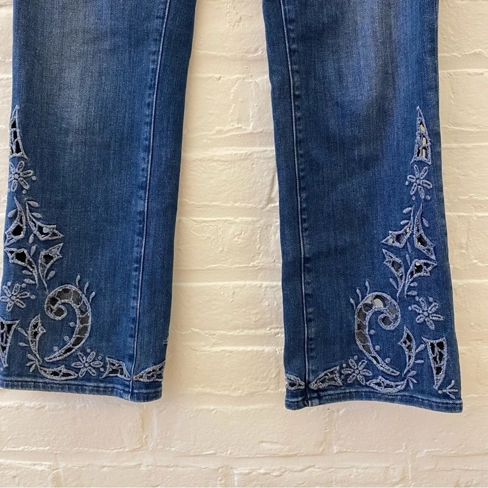 Seafarer || Lord Jim Cropped Jeans Cutout Detail in Blue 27_4